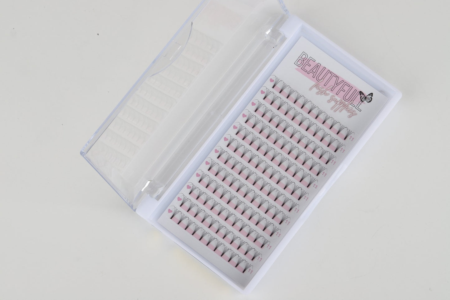 3D pre-made fan C curl